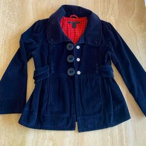 MARC JACOBS Navy Corduroy Jacket. Size Small.